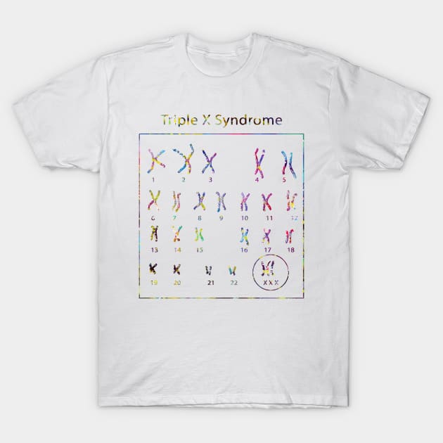 Triple X Syndrome T-Shirt by erzebeth